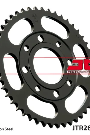 JT SPROCKETS - REAR STEEL 47T, 428 - Sprockets - Betrouwbare kwaliteit Beperkte Voorraad